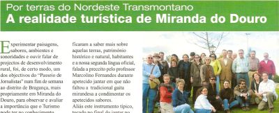PASSEIO DE JORNALISTAS a Miranda do Douro - Reportagem