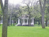 Near this Gazebo, unbeknownst to most, is the burial ground of our furry friends...over the Bridge, but not forgotten...