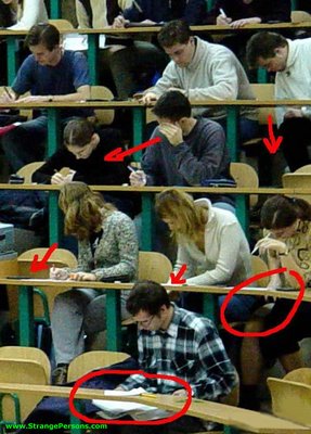 cheating exam