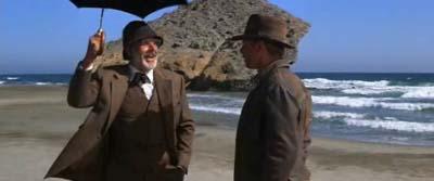 Sean Connery y Harrison Ford en Indiana Jones