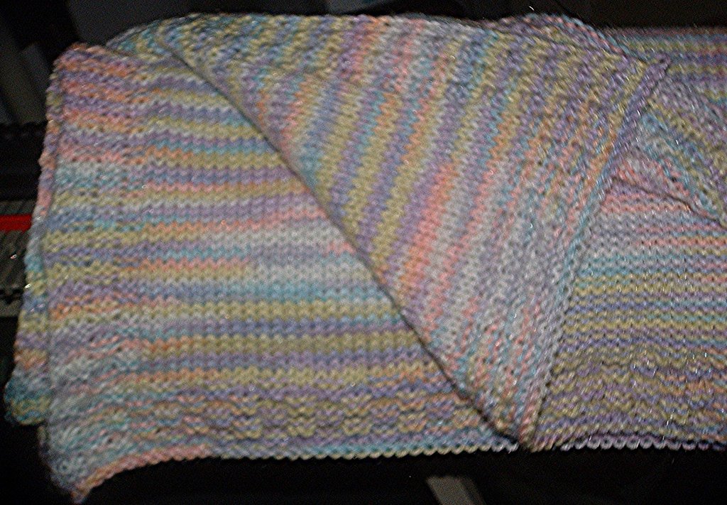 Clarisse's Free Patterns: Double Moss Border Baby Blanket