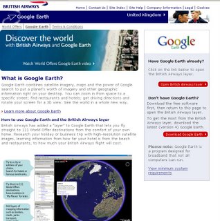 British Airways and Google_Earth