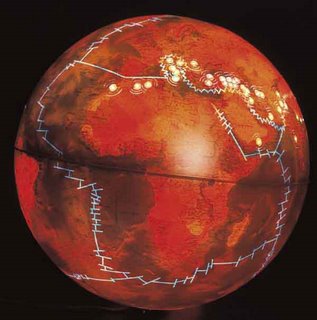 Earth Quakes and Tectonic Plates Globe