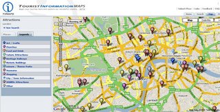 London Tourist Information Map
