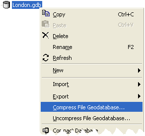 Compressing File Geodatabases
