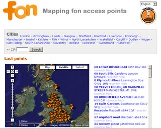 FON maps wireless access