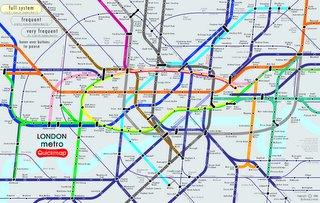 Quick Tube Map by Frequency of Train