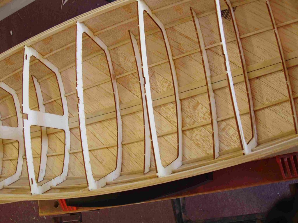 ... Model Sail Boat -: S45 Construction | hull: double diagonal planking