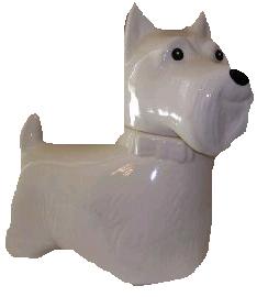 I Want U Got Wanted Black Or White Scotty Dog Cookie Jar Wanted Black Or White Scotty Dog Cookie Jar