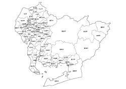 無料地図の配布情報 愛知県の白地図を公開