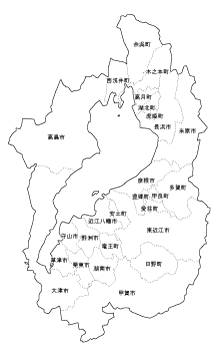 無料地図の配布情報 滋賀県の白地図を公開