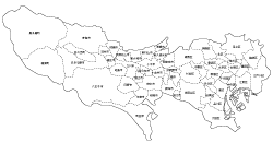 無料地図の配布情報 東京都の白地図を公開