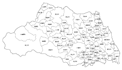 無料地図の配布情報 埼玉県の白地図を公開