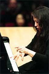 Martha Argerich at the piano
