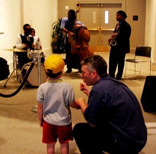 Mini-Critic listens to jazz, Reynolds Center, July 1, 2006