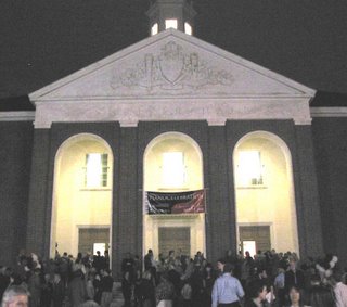 Shriver Hall, opening of 40th anniversary celebration, April 7, 2006