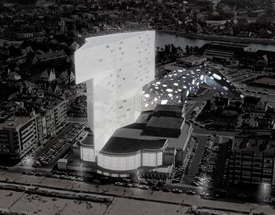 New Casino, Knokke-Heist, designed by Steven Holl