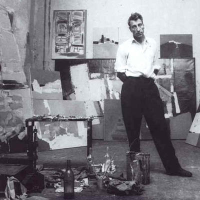Nicolas de Staël in his studio, Antibes, 1954