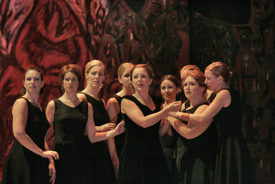 Dawn Upshaw and ensemble, Ainadamar, Santa Fe Opera, July 2005
