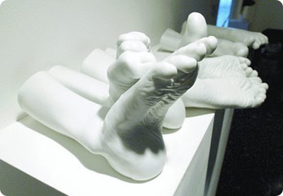 Sculptures by Sam Bakewell, in White Spirit: The Expressiveness of White, Fondation d'entreprise Bernardaud, Limoges