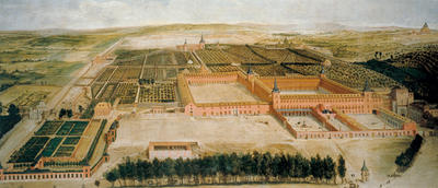 Jusepe Leonardo, Vista del palacio del Buen Retiro, Museo Nacional del Prado, Madrid