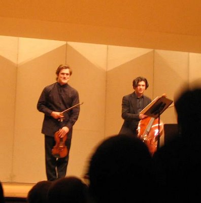 Renaud and Gautier Capuçon, Shriver Hall, January 29, 2006