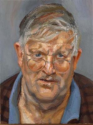 Lucian Freud, Portrait of David Hockney, 2002, Private Collection