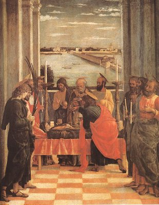 Andrea Mantegna, Death of the Virgin, c. 1461, Prado