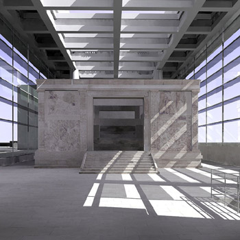 New Museo dell'Ara Pacis, designed by Richard Meier, opened April 2006