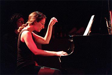 Marilyn Nonken at the piano