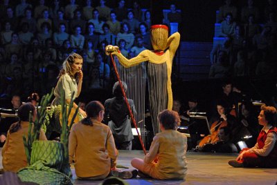 Patrick Burgan, Peter Pan, Théâtre Zingaro, 2006, photo by M. N. Robert