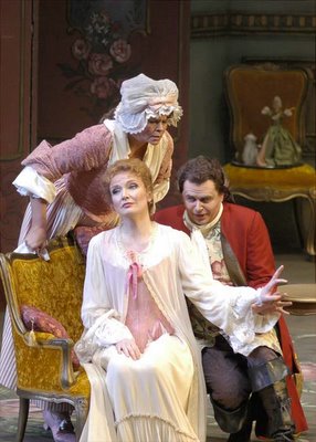 Susan Graham, Anne Schwanewilms, Franz Hawlata, in Der Rosenkavalier, Lyric Opera of Chicago, 2006, photograph by Robert Kusel