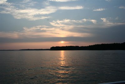 Lake Gaston sunset