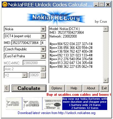 Calculadora De Codigos Para Liberar Nokia 1616 REPACK