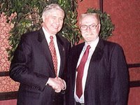 Lloyd Russell(r) with Harry Browne(l) in 2000