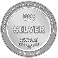 An illustration of a silver medal. Dated 2006