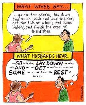What women say and what men hear