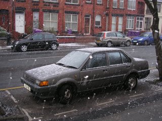 Snow in Liverpool