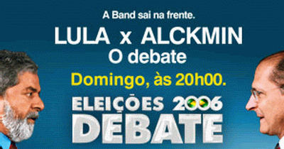 Debate Lula e Alckmin