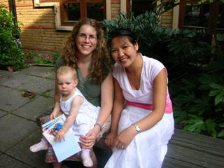 Jen & Irene with baby Trinity