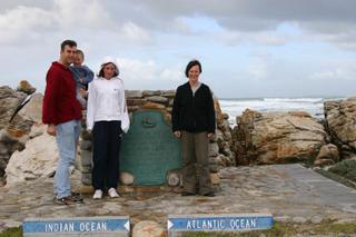 Windy but not wet at Cape Agulhas