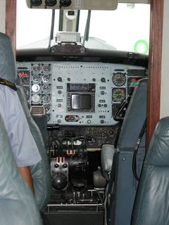RNZAF Kingair B200 cockpit