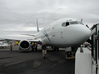 Air New Zealand B737 from the outside