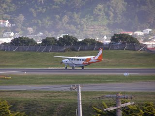 Sounds Air Mike, landing at Wellington
