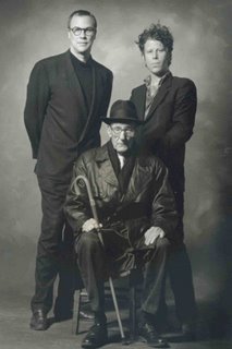 Robert Wilson, William S. Burroughs y Tom Waits en 1990