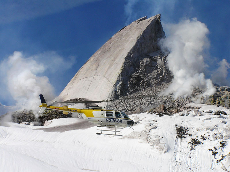 Mt. St.Helens' rocky appendage - Backcountry Pilot