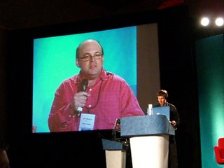 Larry Marcus judging online music startups at OnHollywood 2006