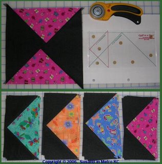Flying Geese quilt blocks