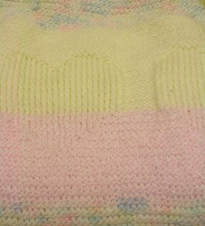 knitted baby afghan