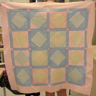 square in a square quilt top